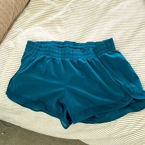 Athleta mesh racer shorts